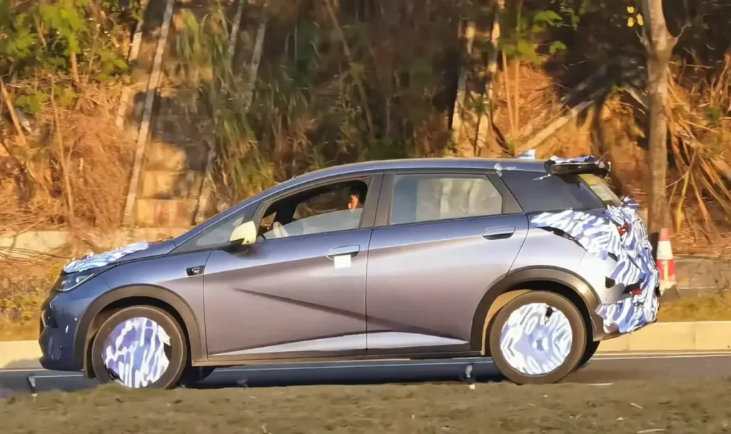 New larger BYD Dolphin spotted 